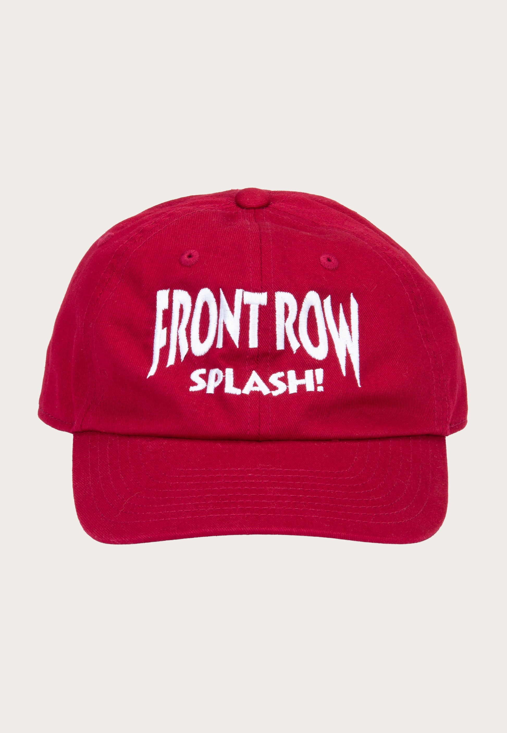 Splash! Festival - Front Row Cardinal Red - Cap | Neutral-Image